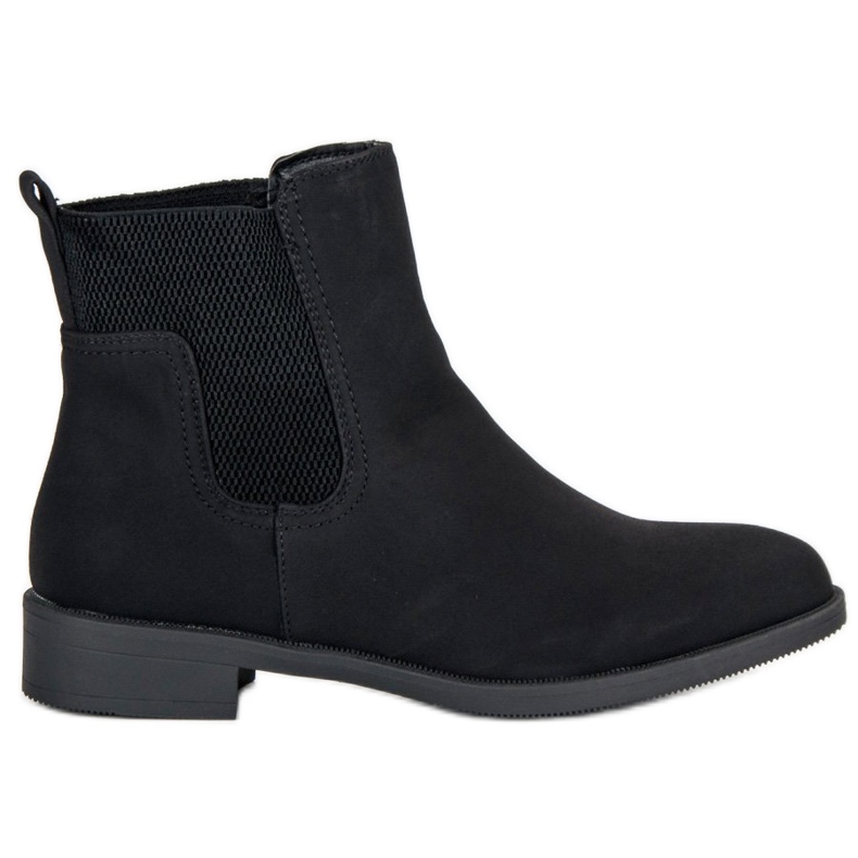 Botas Chelsea pretas de senhora preto
