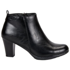 Botas elegantes no poste VINCEZA preto Botas elegantes no poste VINCEZA preto