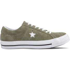 Converse C161576 Uma Estrela Campo Excedente Branco Branco verde
