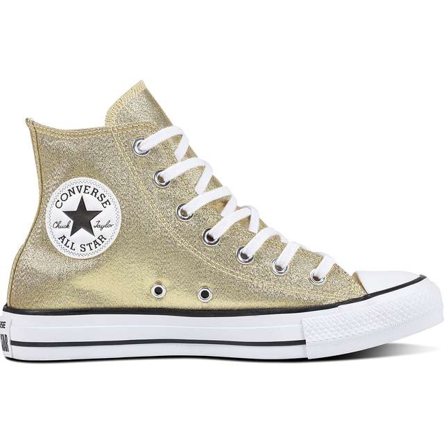 Converse C561708 Chuck Taylor All Star Fio Claro Branco Preto amarelo