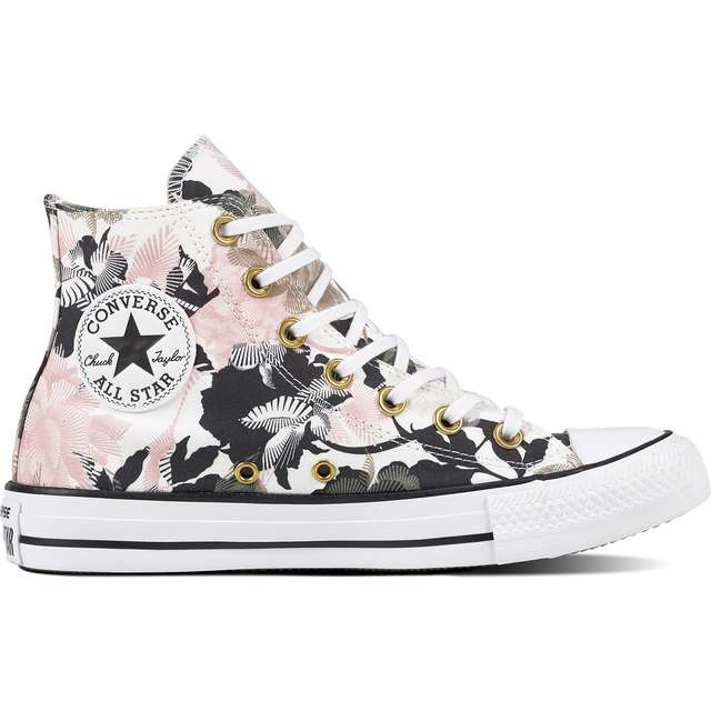 Converse C561640 Chuck Taylor All Star Branco Tempestade Rosa Preto multicolorido