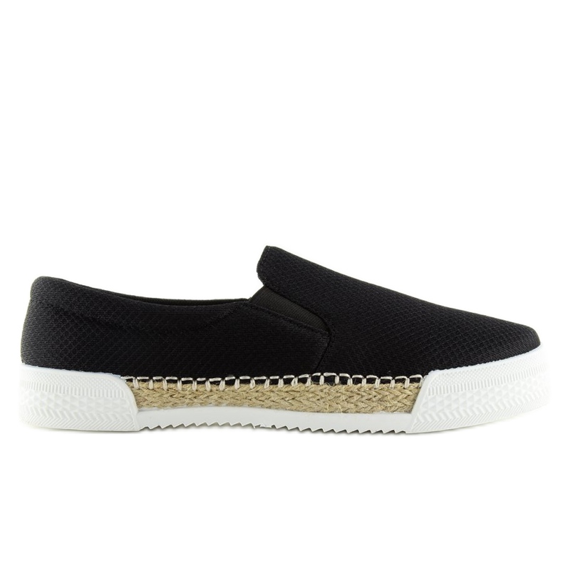 Tênis slip-on preto 15691A Preto