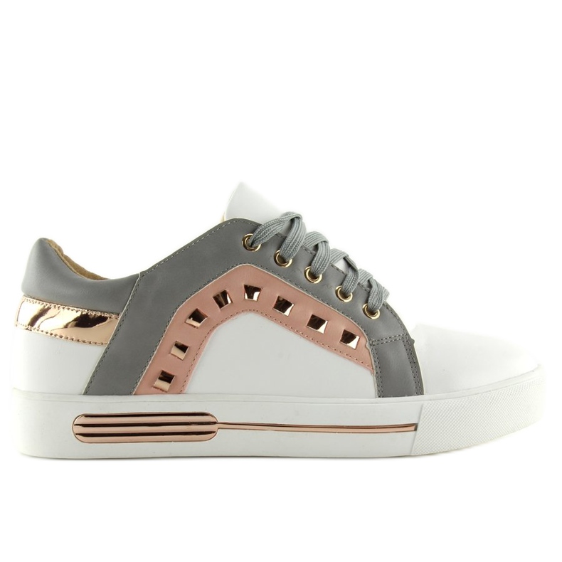 Tênis feminino BH-115 cinza branco