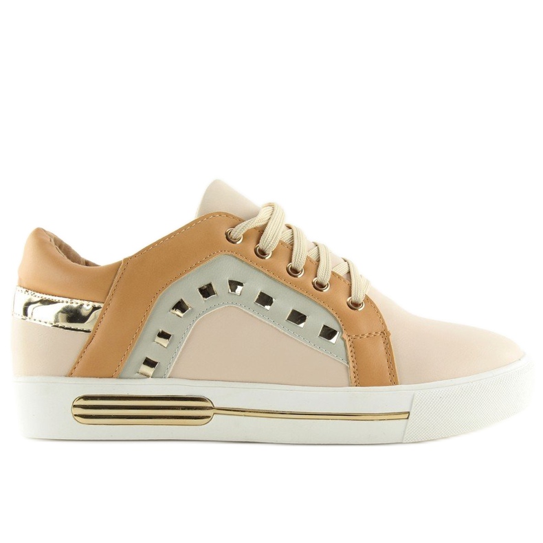 Tênis feminino BH-115 Camel bege multicolorido