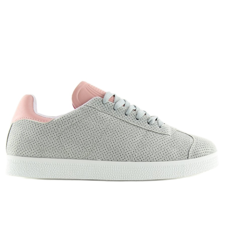 Tênis feminino cinza e rosa BL131P GREY / PINK