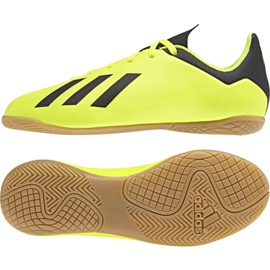 Chuteiras Adidas X Tango 18.4 In Jr DB2433 amarelo amarelo