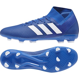 Chuteiras Adidas Nemeziz 18.3 Fg M DB2109 multicolorido azul