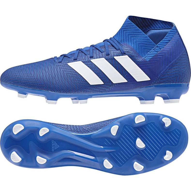Chuteiras Adidas Nemeziz 18.3 Fg M DB2109 multicolorido azul Chuteiras Adidas Nemeziz 18.3 Fg M DB2109 multicolorido azul