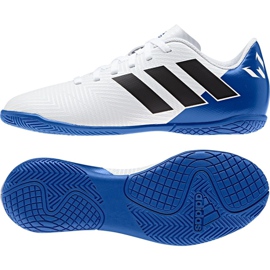 Chuteiras Adidas Nemeziz Messi Tango In Jr DB2398 azul branco Chuteiras Adidas Nemeziz Messi Tango In Jr DB2398 azul branco