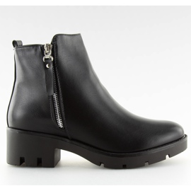 Botas pretas com sola grossa NC692 preta preto