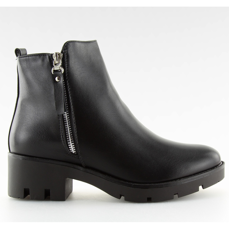 Botas pretas com sola grossa NC692 preta preto