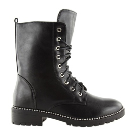 Botas de trabalho pretas para mulheres NC238 Preto