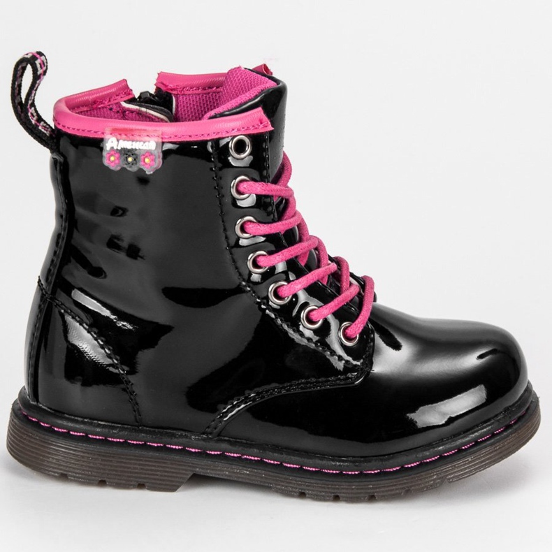 American Club Sapatinhos americanos pintados preto