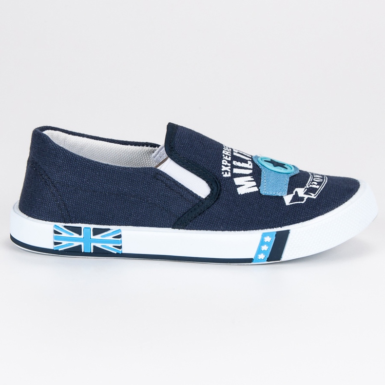 American Club Slipony americano das crianças azul