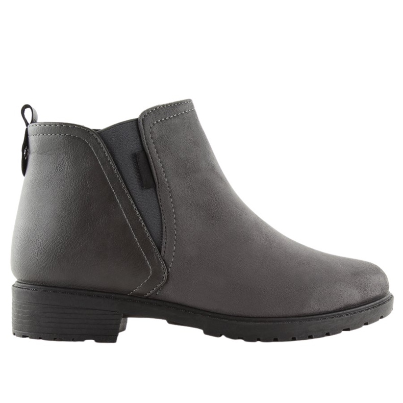 Botas Chelsea quentes cinzentas de mulher NB225P Cinzento cinza