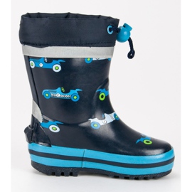 Wellingtons com vergalhão azul