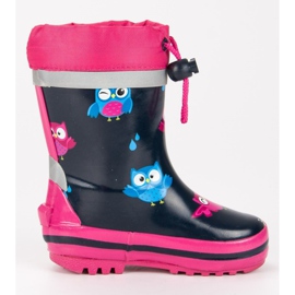 Wellingtons com vergalhão rosa