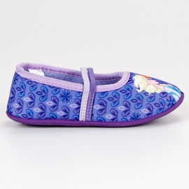 Sapatilhas de balé de gelo roxo