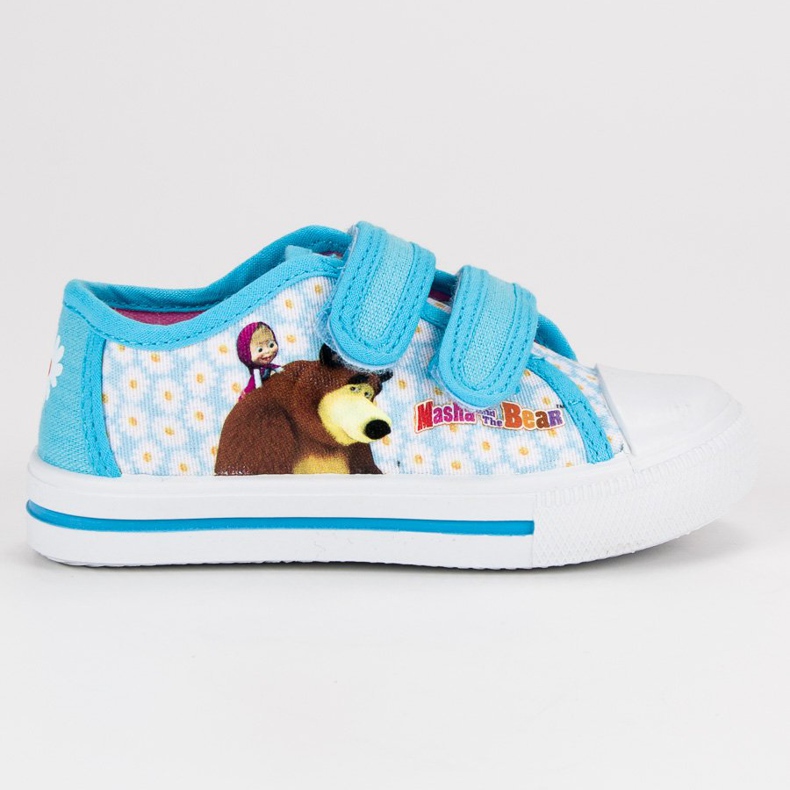 Sapatilhas Velcro Masha E O Urso azul Sapatilhas Velcro Masha E O Urso azul