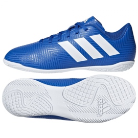 Chuteiras Adidas Nemeziz Tango 18.4 In Jr DB2384 azul azul