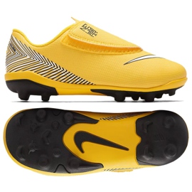 Nike Mercurial Vapor 12 (V) Ps Neymar FG / MG Jr AO2897-710 chuteiras amarelo amarelo