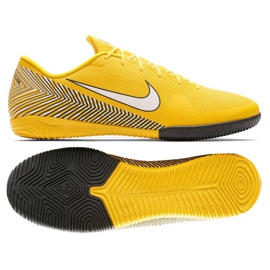 Nike Mercurial Vapor 12 Academy Neymar Ic Jr AO3122-710 chuteiras amarelo amarelo