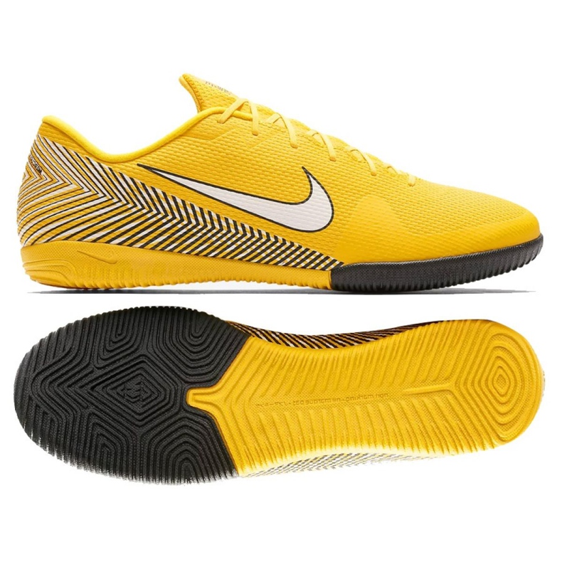 Nike Mercurial Vapor 12 Academy Neymar Ic Jr AO3122-710 chuteiras amarelo amarelo Nike Mercurial Vapor 12 Academy Neymar Ic Jr AO3122-710 chuteiras amarelo amarelo