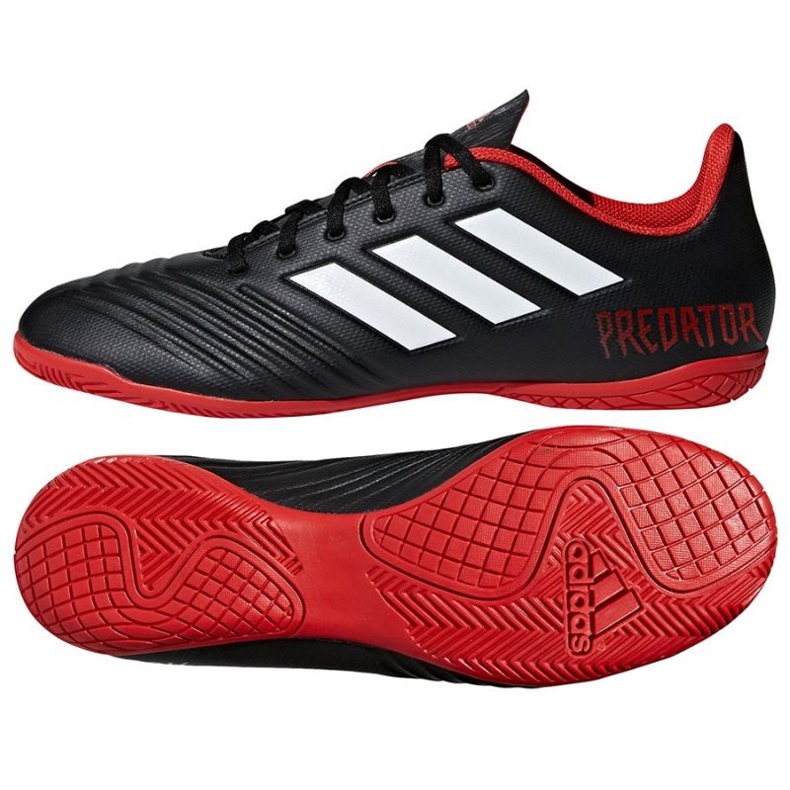 Tênis indoor adidas Preadator Tango 18.4 In M DB2136 preto preto