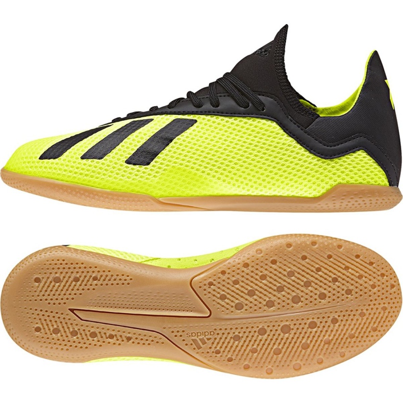 Sapatos de interior adidas X Tango 18.3 In Jr DB2426 amarelo amarelo