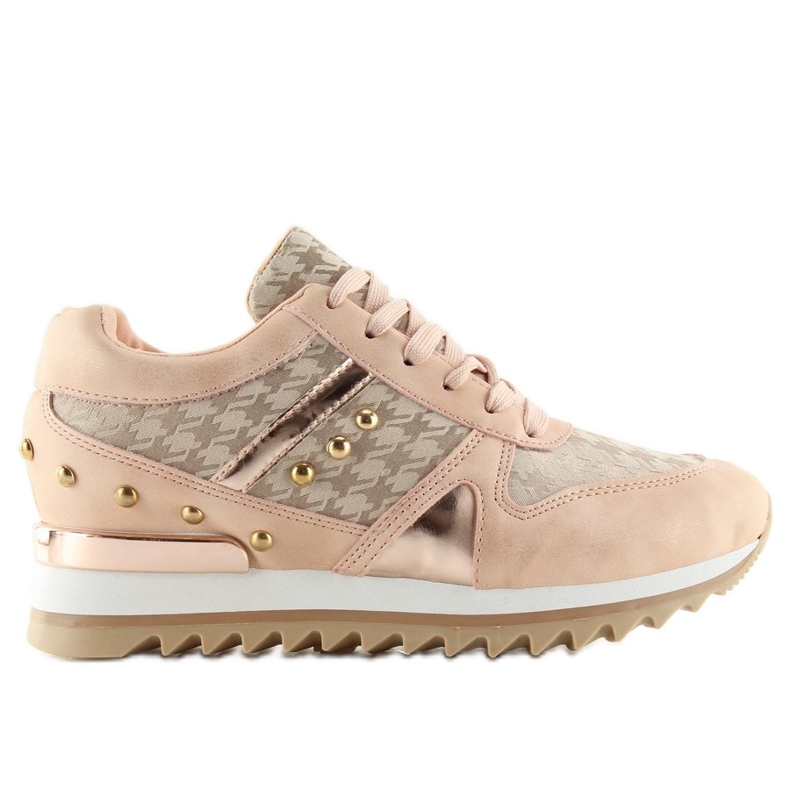 Sapatos esportivos femininos rosa G-119 Champagne