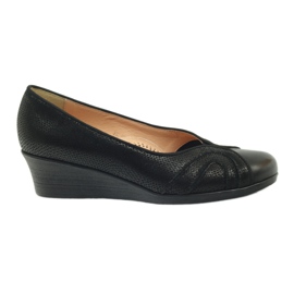 Black Espinto wedges preto