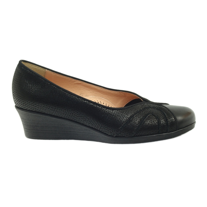 Black Espinto wedges preto