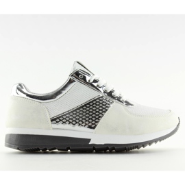Sapatos esportivos femininos brancos N007 Branco