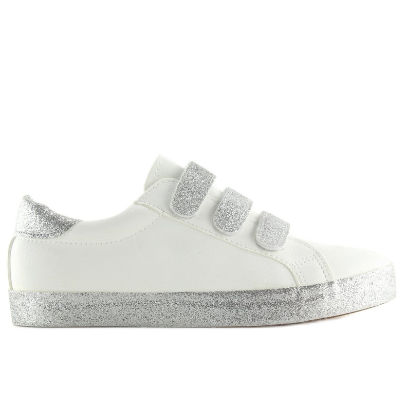 Tênis com velcro branco XL10P branco cinza