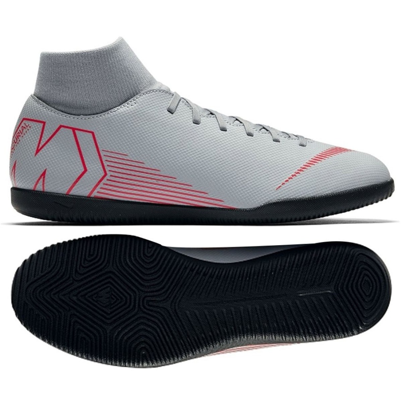 Sapatos de interior Nike Mercurial Superfly 6 Club Ic M AH7371-060 multicolorido branco