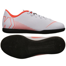 Sapatos de interior Nike Mercurial Vapor 12 Club Gs Ic Jr AH7354-060 multicolorido branco