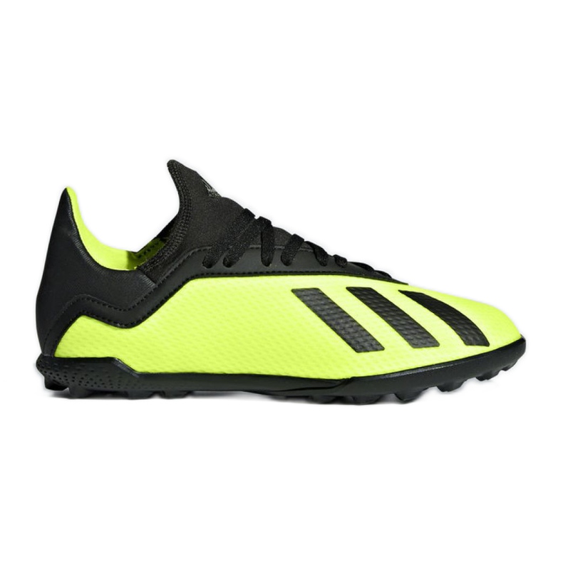 Chuteiras Adidas X Tango 18.3 Tf Jr DB2423 multicolorido amarelo