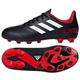 Chuteiras Adidas Predator 18.4 FxG J Jr DB2323 multicolorido preto