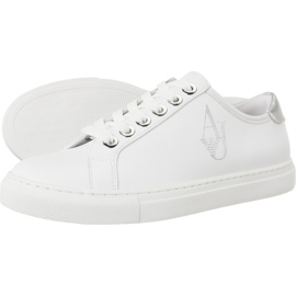 Armani Jeans Sapatilha tecida 7P610-00010 branco