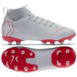 Chuteiras Nike Mercurial Superfly 6 Academy Gs Mg Jr AH7337-060 cinza prata Chuteiras Nike Mercurial Superfly 6 Academy Gs Mg Jr AH7337-060 cinza prata
