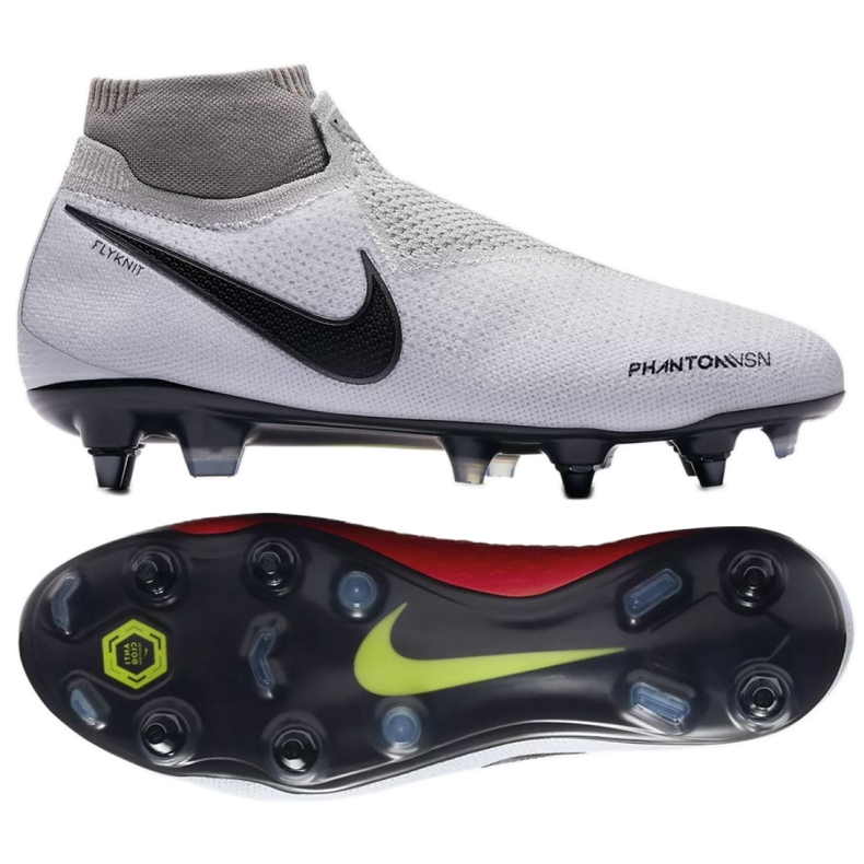 Chuteiras Nike Phantom Vsn Elite Df Sg Pro Ac M AO3264-060 cinza prata