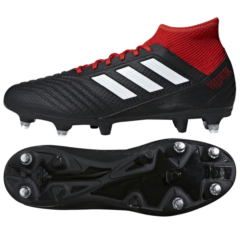Chuteiras Adidas Predator 18.3 Sg M BB7749 vermelho preto
