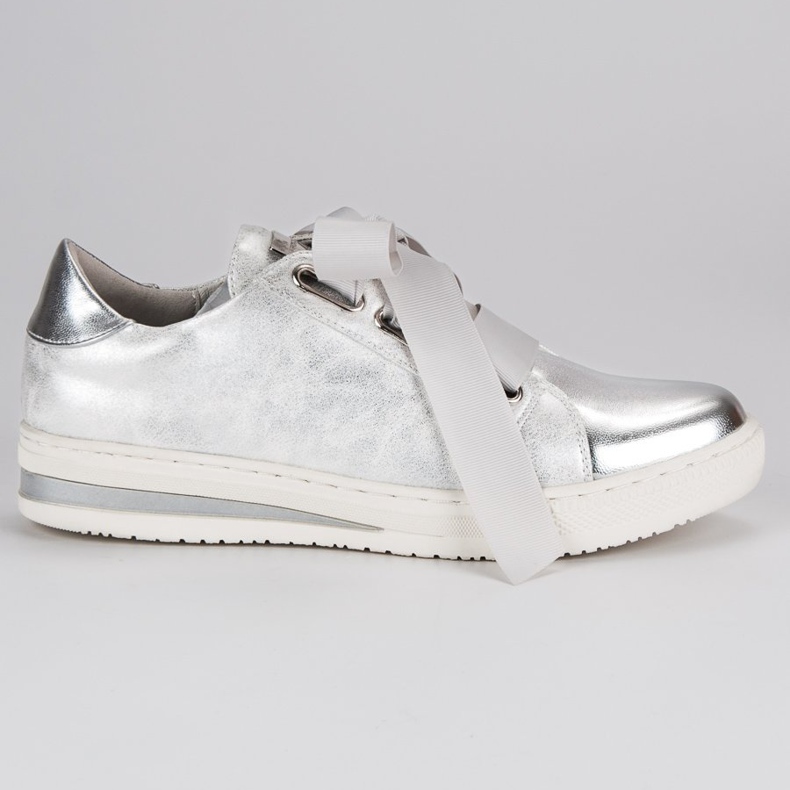 Filippo Sapatos de prata cinza