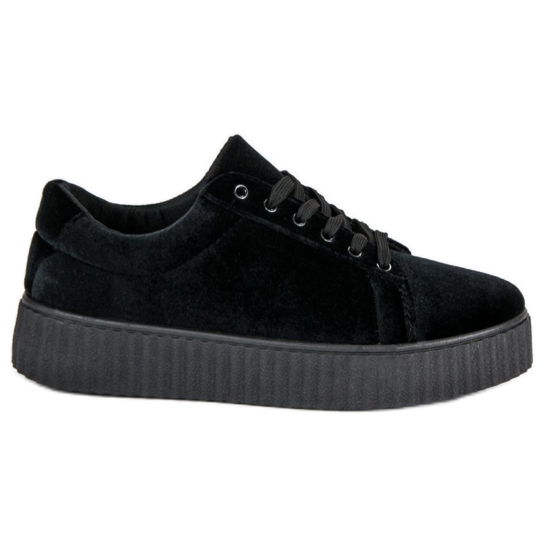 McKey Tênis Velour Creepers preto