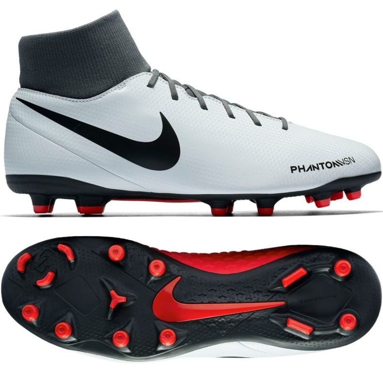 Chuteiras Nike Phantom Vsn Club Df Mg Jr AJ6959-060 branco branco