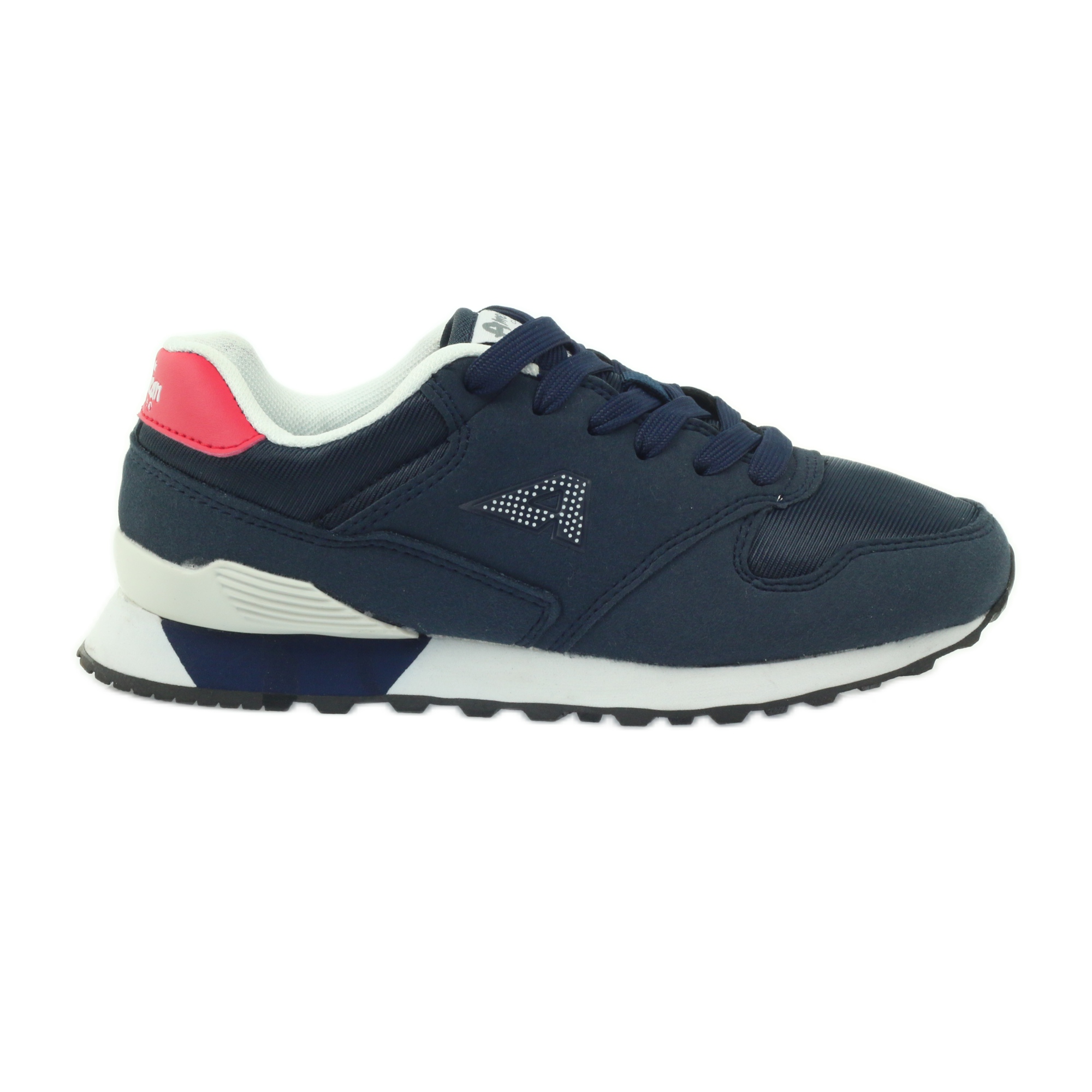 American Club Calçados esportivos americanos ADI para crianças 1757  vermelho azul marinho - KeeShoes