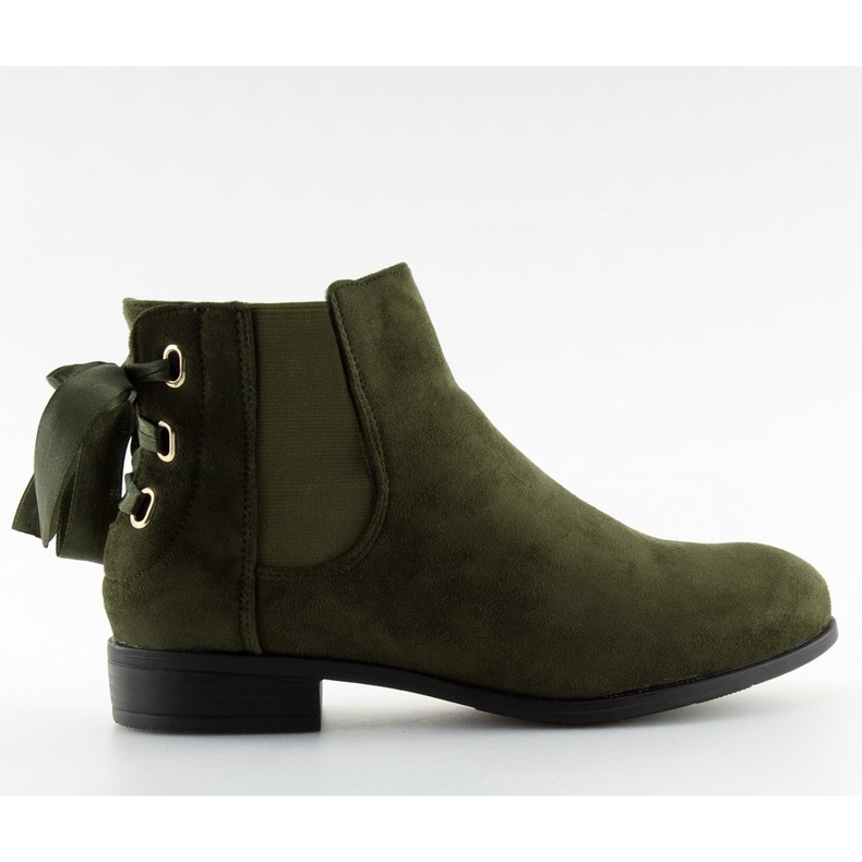 Botas verdes Chelsea para mulheres 3740 Olive