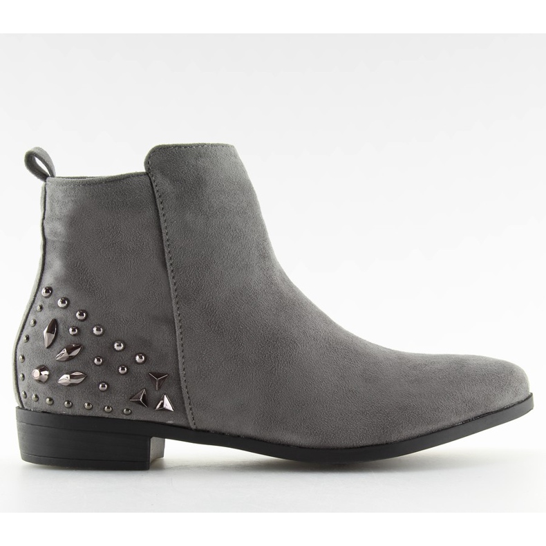 Botas cinza Jodhpur MB188-112 cinza