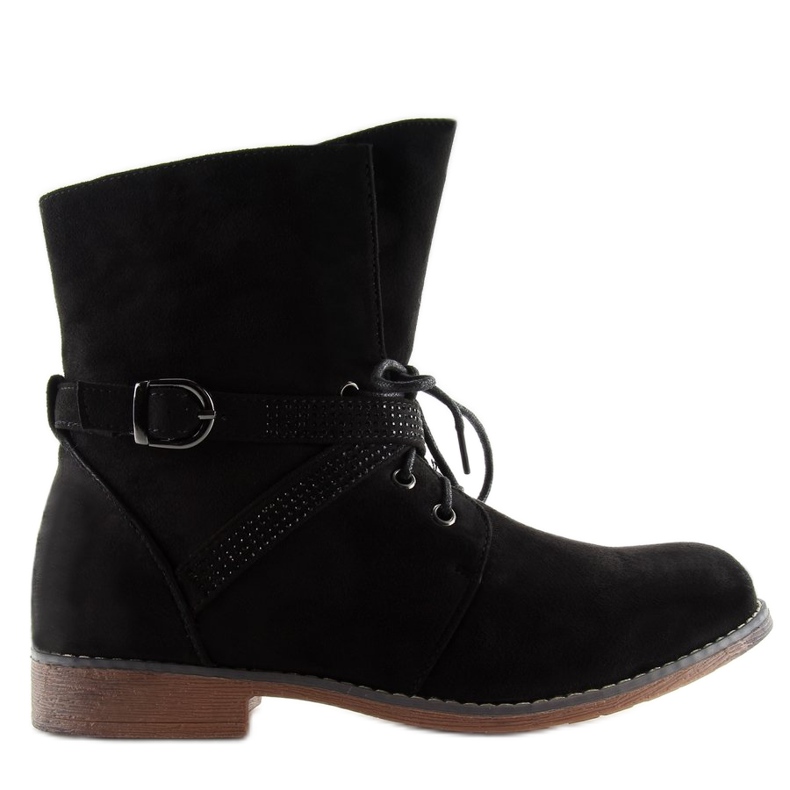 Botas femininas pretas W305 pretas preto