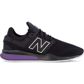 New Balance Ms247 é preto de trítio com violeta desbotada